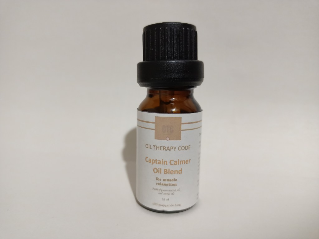 Captain Calmer Oil Blend for Muscle Relaxation